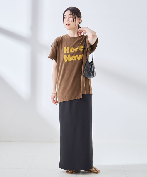 journal standard L'essage(ジャーナルスタンダードレサージュ)の「【Here Now】ピグメントTシャツ(Tシャツ/カットソー・レディース・ラベンダー/ホワイト/ブラウン系その他・FREE)」の13枚目の写真