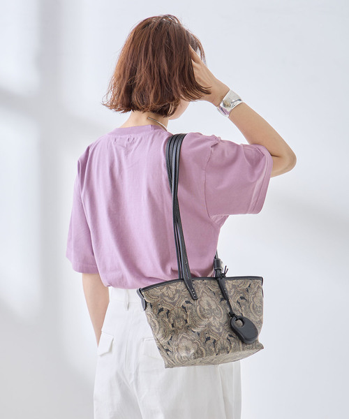 journal standard L'essage(ジャーナルスタンダードレサージュ)の「【Here Now】ピグメントTシャツ(Tシャツ/カットソー・レディース・ラベンダー/ホワイト/ブラウン系その他・FREE)」の17枚目の写真