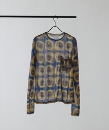FUMIE TANAKA（フミエタナカ）の「[FUMIE=TANAKA/フミエタナカ]sheer print longT（Tシャツ/カットソー）」