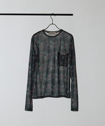 FUMIE TANAKA（フミエタナカ）の「[FUMIE=TANAKA/フミエタナカ]sheer print longT（Tシャツ/カットソー）」