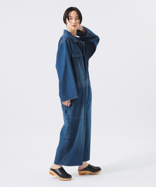 BEAMS BOY（ビームスボーイ）の「【別注】BIGMAC / TSUNAGI（つなぎ/オールインワン・レディース・インディゴブルー・ONE SIZE）」の3枚目の写真