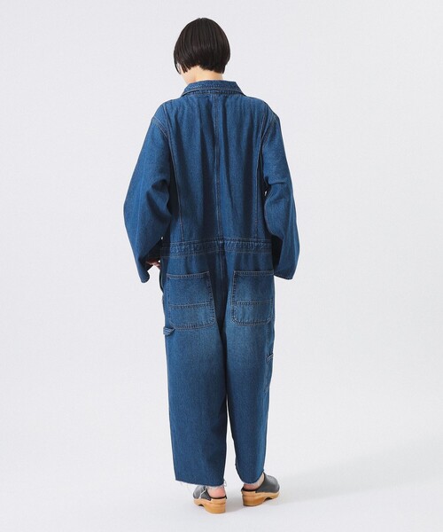 BEAMS BOY（ビームスボーイ）の「【別注】BIGMAC / TSUNAGI（つなぎ/オールインワン・レディース・インディゴブルー・ONE SIZE）」の4枚目の写真