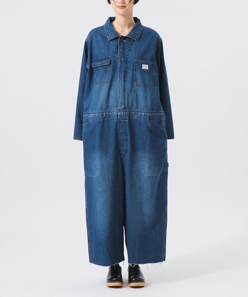 BEAMS BOY（ビームスボーイ）の「【別注】BIGMAC / TSUNAGI（つなぎ/オールインワン・レディース・インディゴブルー・ONE SIZE）」の5枚目の写真