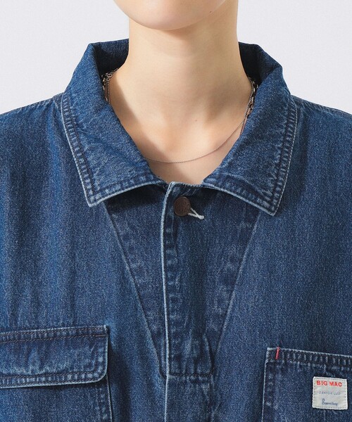 BEAMS BOY（ビームスボーイ）の「【別注】BIGMAC / TSUNAGI（つなぎ/オールインワン・レディース・インディゴブルー・ONE SIZE）」の10枚目の写真