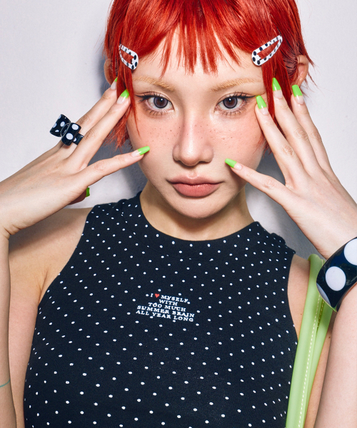 HIGHTIDEFRANKIE(ハイタイドフランキー)の「Summer Brain Halter Neck Top Black(Tシャツ/カットソー・レディース・ブラック・FREE)」の4枚目の写真