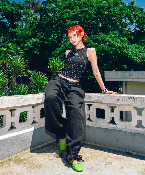 HIGHTIDEFRANKIE(ハイタイドフランキー)の「Summer Brain Halter Neck Top Black(Tシャツ/カットソー・レディース・ブラック・FREE)」の6枚目の写真