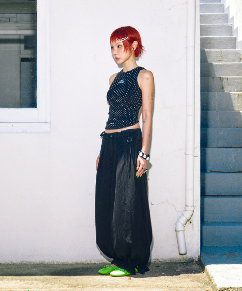 HIGHTIDEFRANKIE(ハイタイドフランキー)の「Summer Brain Halter Neck Top Black(Tシャツ/カットソー・レディース・ブラック・FREE)」の8枚目の写真