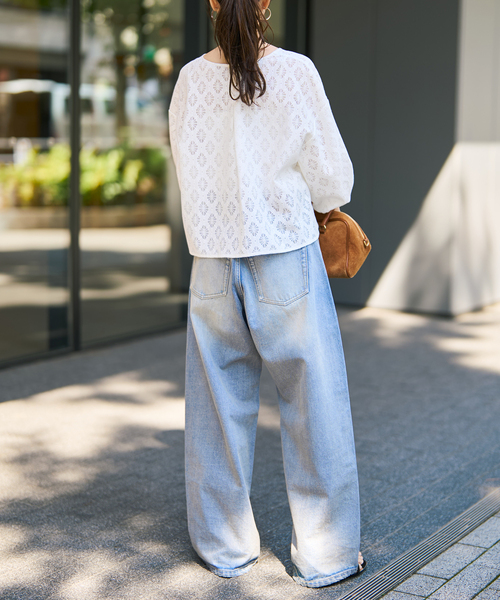 Spick & Span（スピックアンドスパン）の「《WEB限定 / 追加》レースボレロブラウス（シャツ/ブラウス・レディース・ホワイト/ブラック・FREE）」の16枚目の写真