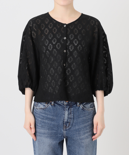 Spick & Span（スピックアンドスパン）の「《WEB限定 / 追加》レースボレロブラウス（シャツ/ブラウス・レディース・ホワイト/ブラック・FREE）」の17枚目の写真
