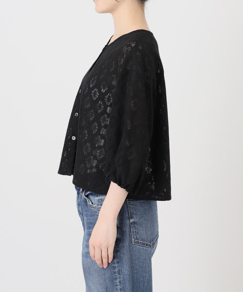 Spick & Span（スピックアンドスパン）の「《WEB限定 / 追加》レースボレロブラウス（シャツ/ブラウス・レディース・ホワイト/ブラック・FREE）」の18枚目の写真