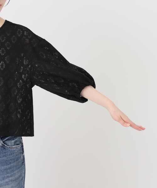 Spick & Span（スピックアンドスパン）の「《WEB限定 / 追加》レースボレロブラウス（シャツ/ブラウス・レディース・ホワイト/ブラック・FREE）」の21枚目の写真