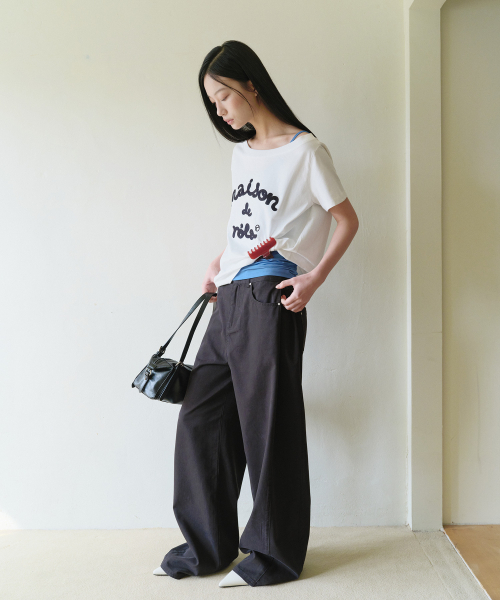 ROLAROLA(ロラロラ)の「GARMENT DYING PANTS BLACK(その他パンツ・レディース・ブラック・MEDIUM/SMALL)」の2枚目の写真