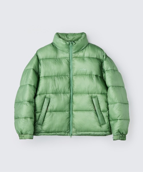 WILD THINGS（ワイルドシングス）の「シアーチェック ロフトジャケット｜SEER CHECK LOFT JACKET（ブルゾン・レディース・グリーン/ピンクベージュ/ライトパープル/ブラック・M/S）」の3枚目の写真