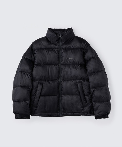 WILD THINGS（ワイルドシングス）の「シアーチェック ロフトジャケット｜SEER CHECK LOFT JACKET（ブルゾン・レディース・グリーン/ピンクベージュ/ライトパープル/ブラック・M/S）」の2枚目の写真