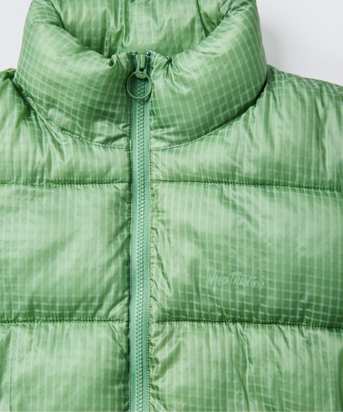 WILD THINGS（ワイルドシングス）の「シアーチェック ロフトジャケット｜SEER CHECK LOFT JACKET（ブルゾン・レディース・グリーン/ピンクベージュ/ライトパープル/ブラック・M/S）」の9枚目の写真