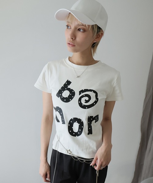 Ulysses(ユリシス)の「ドットロゴクルーネックTシャツ(Tシャツ/カットソー・レディース・ホワイト・L/M/S)」の16枚目の写真