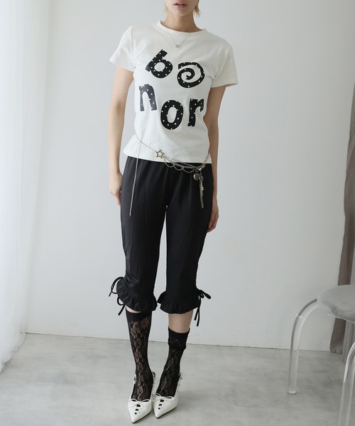 Ulysses(ユリシス)の「ドットロゴクルーネックTシャツ(Tシャツ/カットソー・レディース・ホワイト・L/M/S)」の6枚目の写真