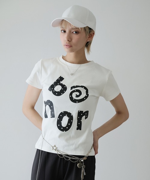 Ulysses(ユリシス)の「ドットロゴクルーネックTシャツ(Tシャツ/カットソー・レディース・ホワイト・L/M/S)」の14枚目の写真