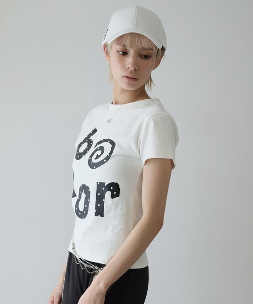 Ulysses(ユリシス)の「ドットロゴクルーネックTシャツ(Tシャツ/カットソー・レディース・ホワイト・L/M/S)」の15枚目の写真