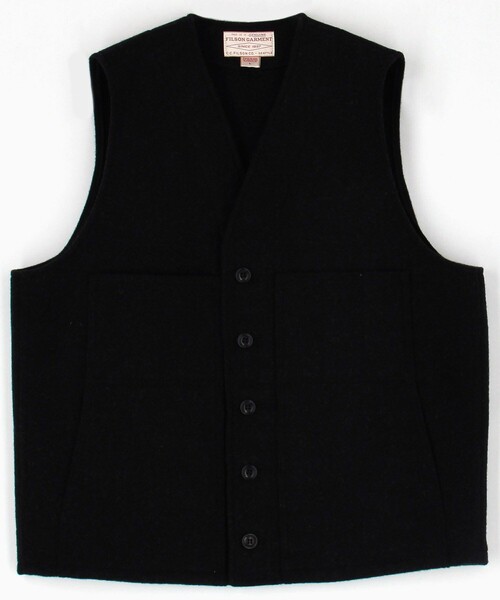 FILSON（フィルソン）の「FILSON/フィルソン Mackinaw Wool Vest/フィルソン マッキノー ウール ベスト（その他アウター・メンズ・ネイビー/チャコールグレー/オリーブ・X-SMALL/X-LARGE/SMALL/LARGE/MEDIUM）」の2枚目の写真