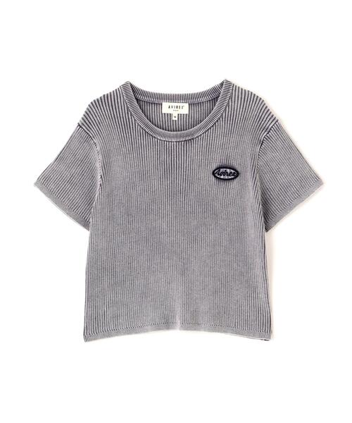 AVIREX(アヴィレックス)の「VINTAGE WASH WAPPEN KNIT PULLOVER(Tシャツ/カットソー・レディース・ネイビー/ブラック・S/M)」の15枚目の写真