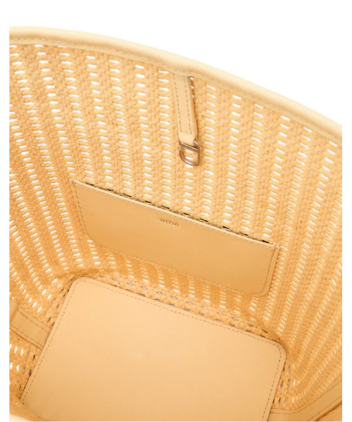 athe（アテ）の「[PANIER] ライトベージュ パニエ メッシュ ショルダーバッグL AABA6E841Y1（ショルダーバッグ・レディース・ライトイエロー・FREE）」の5枚目の写真