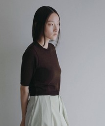 Typewriter Shirring Tops（Tシャツ/カットソー）｜anuke（アンヌーク