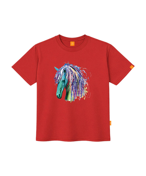 LLAMO（エラモ）の「ミントユニコーン 半袖Tシャツ 男女共用 ビッグサイズ S 4XL（Tシャツ/カットソー・レディース・ホワイト/ブラック/レッド/カーキ・SMALL/MEDIUM/LARGE/X-LARGE/2XL/4XL/3XL）」の5枚目の写真
