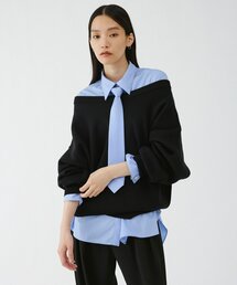 UNFORM | 【2026AW Debut】【UNFORM】スウェットライクニット(ニット/セーター)