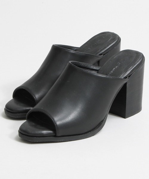 WEGO（ウィゴー）の「DISPARK/ヒールサンダル（サンダル・レディース・アニマル/ブラック/ベージュ・LARGE/MEDIUM）」の9枚目の写真