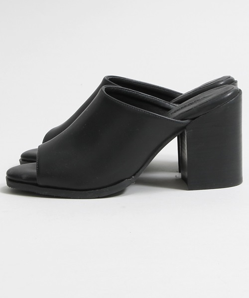 WEGO（ウィゴー）の「DISPARK/ヒールサンダル（サンダル・レディース・アニマル/ブラック/ベージュ・LARGE/MEDIUM）」の6枚目の写真