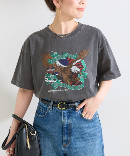 GOOD ROCK SPEED(グッドロックスピード)の「GOOD ROCK SPEED / グッドロックスピード GS ORIGINAL S/S Tshirt(Tシャツ/カットソー・レディース・ブラック/ブラック系その他・FREE)」の2枚目の写真