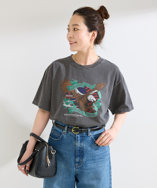 GOOD ROCK SPEED(グッドロックスピード)の「GOOD ROCK SPEED / グッドロックスピード GS ORIGINAL S/S Tshirt(Tシャツ/カットソー・レディース・ブラック/ブラック系その他・FREE)」の7枚目の写真