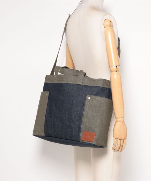 A.P.C.（アーペーセー）の「Jardin バッグ（ショルダーバッグ・メンズ・ブルー系その他・ONESIZE）」の4枚目の写真
