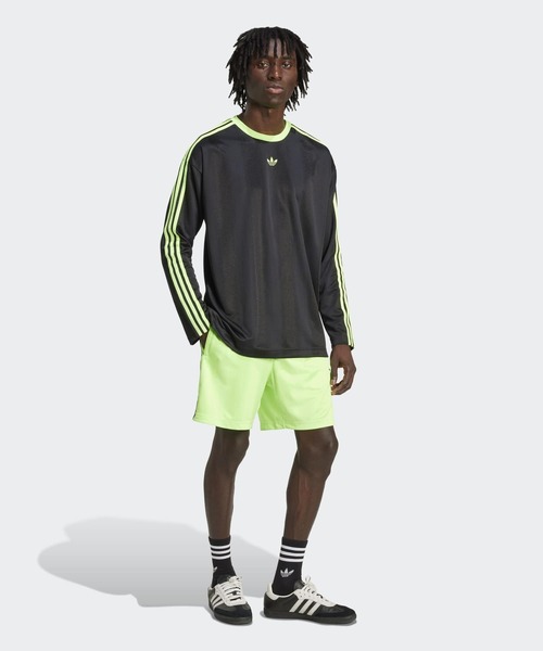 adidas(アディダス)の「adidas アディカラー ジャカード 長袖ジャージー / ロンT / アディダスオリジナルス adidas Originals(Tシャツ/カットソー・メンズ・ブラック・XX-LARGE/3XL/X-SMALL/MEDIUM/SMALL/X-LARGE/LARGE)」の5枚目の写真