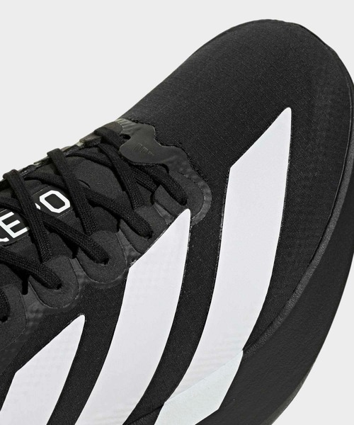 adidas(アディダス)の「アディゼロ EVO SL ウーブン / Adizero EVO SL WOVEN / ランニングシューズ / アディダス adidas(スニーカー・メンズ・ブラック・24.5cm/25.0cm/25.5cm/28.5cm/28.0cm/27.5cm/26.5cm/27.0cm/26.0cm/29.0cm)」の2枚目の写真