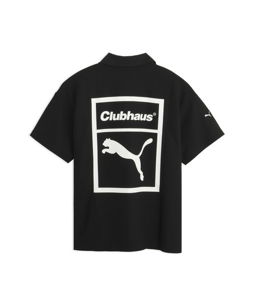 PUMA(プーマ)の「PUMA プーマ メンズ ゴルフ PUMA x CLUBHAUS リラックス 半袖 ポロシャツ(ポロシャツ・メンズ・ブラック×ブルー/ホワイト系その他/ホワイト×グリーン/ブラック×ホワイト/ホワイト系その他2・X-LARGE/XX-LARGE/MEDIUM/SMALL/LARGE)」の13枚目の写真