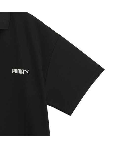 PUMA(プーマ)の「PUMA プーマ メンズ ゴルフ PUMA x CLUBHAUS リラックス 半袖 ポロシャツ(ポロシャツ・メンズ・ブラック×ブルー/ホワイト系その他/ホワイト×グリーン/ブラック×ホワイト/ホワイト系その他2・X-LARGE/XX-LARGE/MEDIUM/SMALL/LARGE)」の14枚目の写真