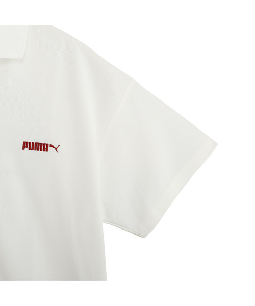 PUMA(プーマ)の「PUMA プーマ メンズ ゴルフ PUMA x CLUBHAUS リラックス 半袖 ポロシャツ(ポロシャツ・メンズ・ブラック×ブルー/ホワイト系その他/ホワイト×グリーン/ブラック×ホワイト/ホワイト系その他2・X-LARGE/XX-LARGE/MEDIUM/SMALL/LARGE)」の21枚目の写真