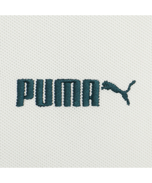 PUMA(プーマ)の「PUMA プーマ メンズ ゴルフ PUMA x CLUBHAUS リラックス 半袖 ポロシャツ(ポロシャツ・メンズ・ブラック×ブルー/ホワイト系その他/ホワイト×グリーン/ブラック×ホワイト/ホワイト系その他2・X-LARGE/XX-LARGE/MEDIUM/SMALL/LARGE)」の8枚目の写真