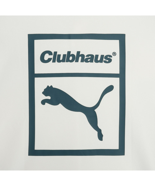 PUMA(プーマ)の「PUMA プーマ メンズ ゴルフ PUMA x CLUBHAUS リラックス 半袖 ポロシャツ(ポロシャツ・メンズ・ブラック×ブルー/ホワイト系その他/ホワイト×グリーン/ブラック×ホワイト/ホワイト系その他2・X-LARGE/XX-LARGE/MEDIUM/SMALL/LARGE)」の11枚目の写真
