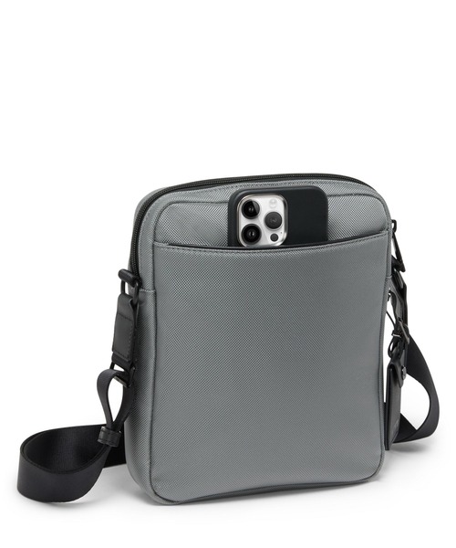 TUMI(トゥミ)の「TUMI ALPHA(アルファ) ミディアム・クロスボディ(ショルダーバッグ・メンズ・シルバーグレー・FREE)」の5枚目の写真