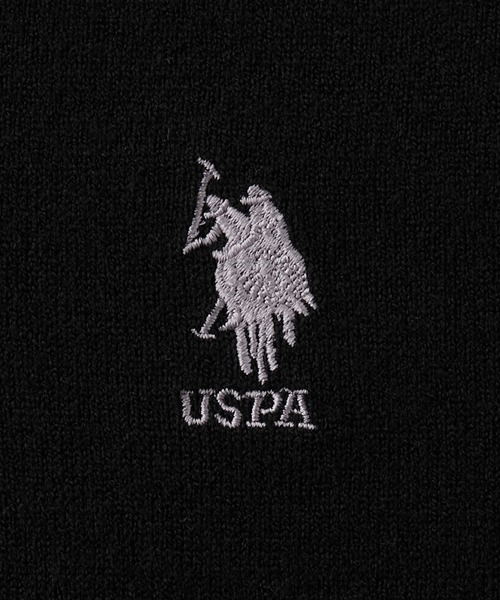 U.S. POLO ASSN.(ユーエスポロアッスン)の「U.S. POLO ASSN./ユーエスポロアッスン 別注 ワンポイント刺繍 アソート オーバーサイズ 長袖ニットポロ(ニット/セーター・メンズ・チャコール/ブラック/ネイビー/ブラック系/ネイビー系・S/L/M)」の12枚目の写真