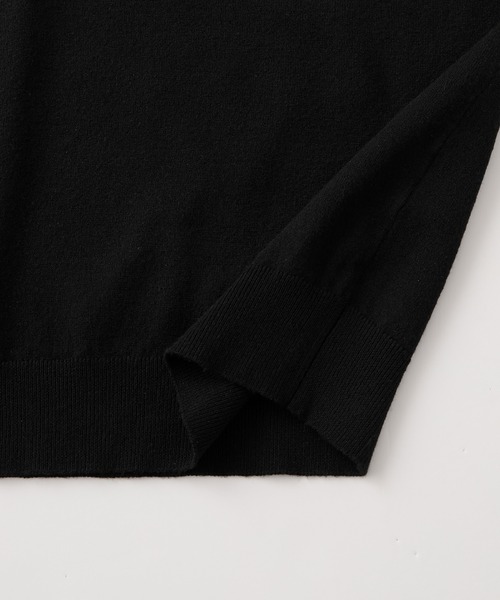 U.S. POLO ASSN.(ユーエスポロアッスン)の「U.S. POLO ASSN./ユーエスポロアッスン 別注 ワンポイント刺繍 アソート オーバーサイズ 長袖ニットポロ(ニット/セーター・メンズ・チャコール/ブラック/ネイビー/ブラック系/ネイビー系・S/L/M)」の14枚目の写真