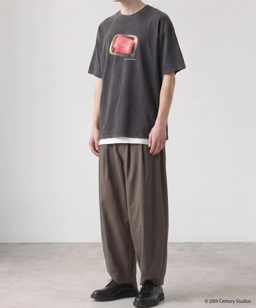 SLICK(スリック)の「【SLICK/スリック】FIGHT CLUB Printed T-shirt 01 / ファイトクラブ ロゴプリントTシャツ / パウダー加工 / オーバーサイズ / ヴィンテージライク(Tシャツ/カットソー・メンズ・ブラック/ホワイト・3/2/1)」の13枚目の写真