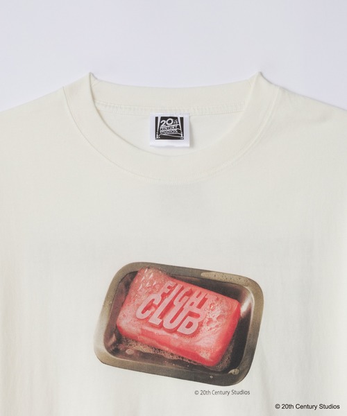 SLICK(スリック)の「【SLICK/スリック】FIGHT CLUB Printed T-shirt 01 / ファイトクラブ ロゴプリントTシャツ / パウダー加工 / オーバーサイズ / ヴィンテージライク(Tシャツ/カットソー・メンズ・ブラック/ホワイト・3/2/1)」の17枚目の写真