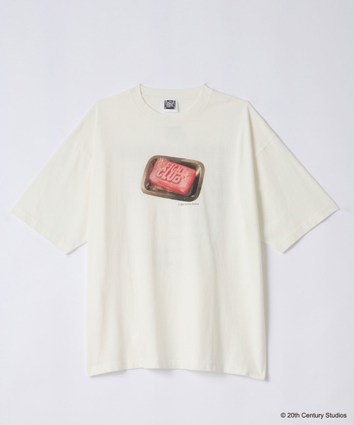 SLICK(スリック)の「【SLICK/スリック】FIGHT CLUB Printed T-shirt 01 / ファイトクラブ ロゴプリントTシャツ / パウダー加工 / オーバーサイズ / ヴィンテージライク(Tシャツ/カットソー・メンズ・ブラック/ホワイト・3/2/1)」の15枚目の写真