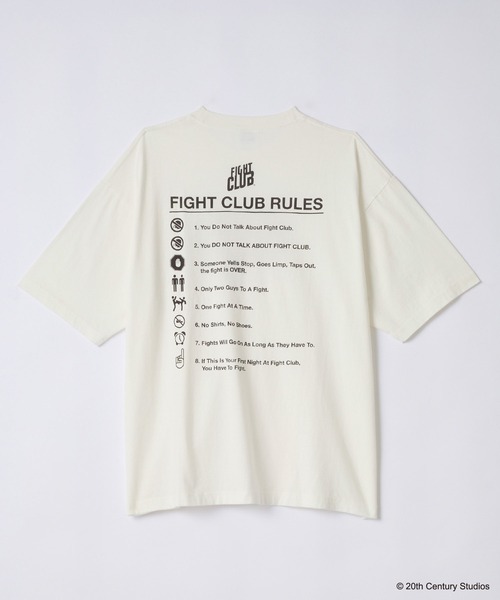 SLICK(スリック)の「【SLICK/スリック】FIGHT CLUB Printed T-shirt 01 / ファイトクラブ ロゴプリントTシャツ / パウダー加工 / オーバーサイズ / ヴィンテージライク(Tシャツ/カットソー・メンズ・ブラック/ホワイト・3/2/1)」の16枚目の写真