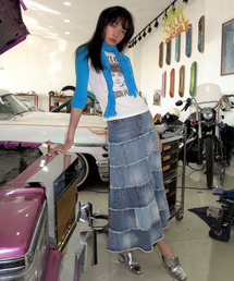 CENTAUR.KR（セントール）の「DARLING RAGLAN SLIM T-SHIRT_BLUE（Tシャツ/カットソー）」
