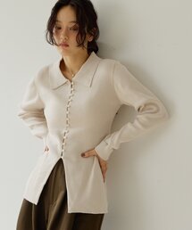 【Noka】多釦ポロプルオーバー《WEB限定》